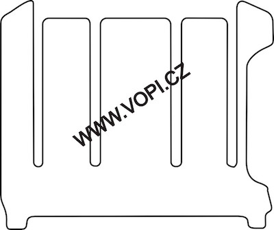 Textil-Autoteppiche Volkswagen T4 multivan 2000 - Colorfit Fun (4933)